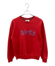 NIKE（ナイキ）の古着「90sクルーネックスウェット 白タグ 古着」｜レッド