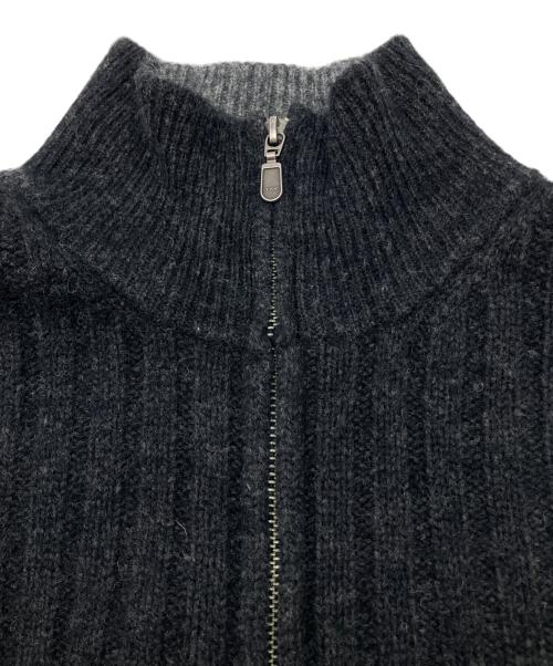 J.CREW（ジェイクルー）J.CREW (ジェイクルー) 90sハーフジップニット　古着 ブラック サイズ:Sの古着・服飾アイテム