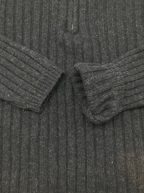 J.CREW（ジェイクルー）J.CREW (ジェイクルー) 90sハーフジップニット　古着 ブラック サイズ:Sの古着・服飾アイテム