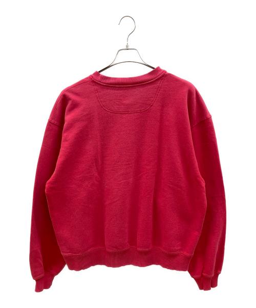 Champion（チャンピオン）Champion (チャンピオン) 90sクルーネックスウェット 銀タグ 目無し 古着 レッド サイズ:Lの古着・服飾アイテム