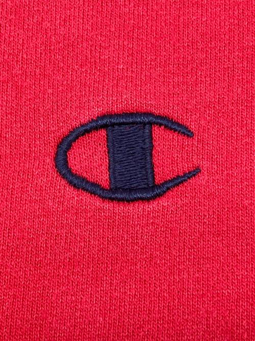Champion（チャンピオン）Champion (チャンピオン) 90sクルーネックスウェット 銀タグ 目無し 古着 レッド サイズ:Lの古着・服飾アイテム