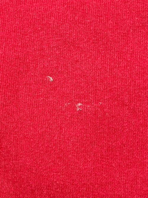 Champion（チャンピオン）Champion (チャンピオン) 90sクルーネックスウェット 銀タグ 目無し 古着 レッド サイズ:Lの古着・服飾アイテム