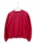 Champion (チャンピオン) 90sクルーネックスウェット 銀タグ 目無し 古着 レッド サイズ:L：5000円