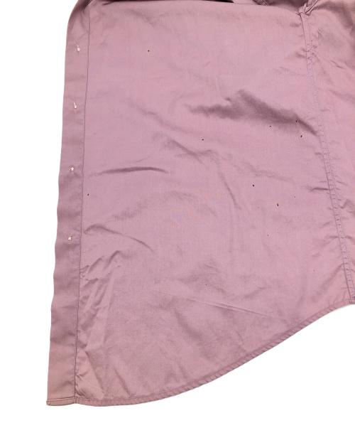 AURALEE（オーラリー）AURALEE (オーラリー) 半袖シャツ　WASHED FINX TWILL BIG HALF SLEEVED SHIRTS ピンク サイズ:3の古着・服飾アイテム