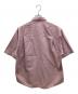 AURALEE (オーラリー) 半袖シャツ　WASHED FINX TWILL BIG HALF SLEEVED SHIRTS ピンク サイズ:3：13000円