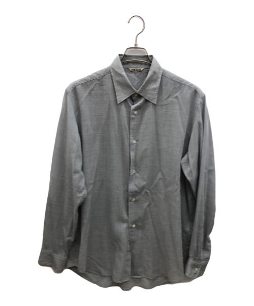 AURALEE（オーラリー）AURALEE (オーラリー) 長袖シャツ グレー サイズ:4の古着・服飾アイテム