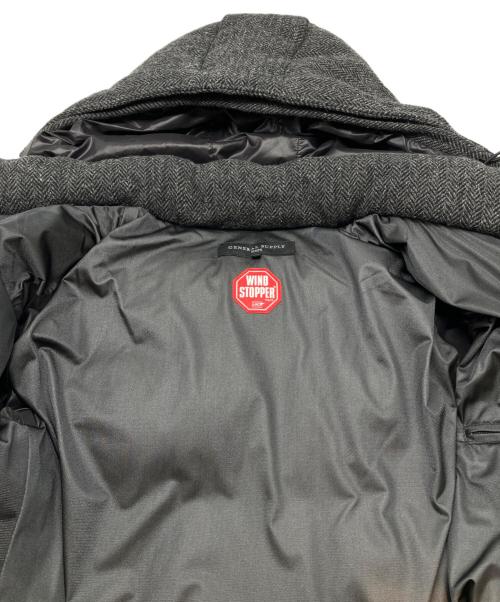 SHIPS GENERAL SUPPLY（シップスジェネラルサプライ）SHIPS GENERAL SUPPLY (シップスジェネラルサプライ) ダウンジャケット　WINDSTOPPER グレー サイズ:Sの古着・服飾アイテム