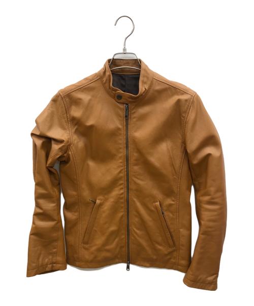 SHIPS JET BLUE（シップスジェットブルー）SHIPS JET BLUE (シップスジェットブルー) ライダースジャケット ブラウン サイズ:Ｓの古着・服飾アイテム