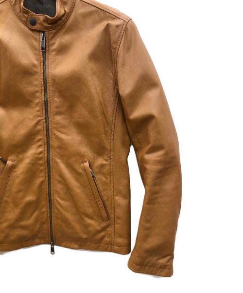 SHIPS JET BLUE（シップスジェットブルー）SHIPS JET BLUE (シップスジェットブルー) ライダースジャケット ブラウン サイズ:Ｓの古着・服飾アイテム