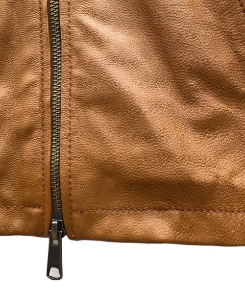 SHIPS JET BLUE（シップスジェットブルー）SHIPS JET BLUE (シップスジェットブルー) ライダースジャケット ブラウン サイズ:Ｓの古着・服飾アイテム