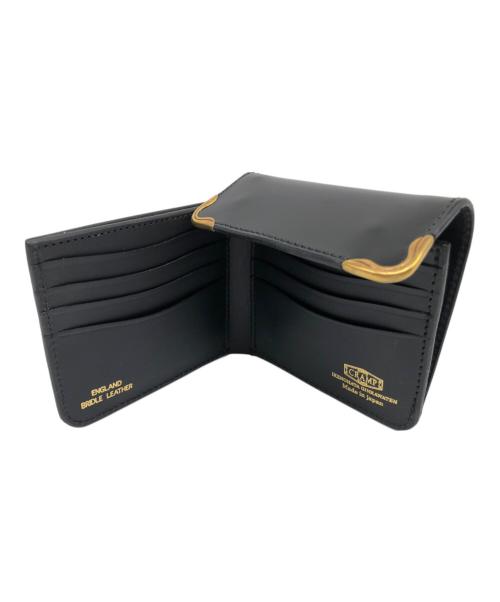 cramp/池之端銀革店（クランプ）cramp/池之端銀革店 (クランプ) 2つ折り財布 ブラックの古着・服飾アイテム