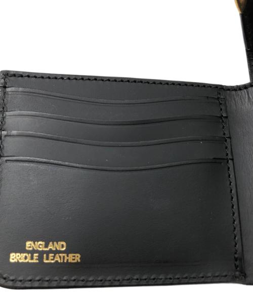 cramp/池之端銀革店（クランプ）cramp/池之端銀革店 (クランプ) 2つ折り財布 ブラックの古着・服飾アイテム