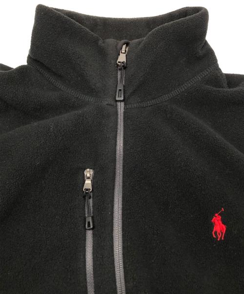 POLO RALPH LAUREN（ポロ・ラルフローレン）POLO RALPH LAUREN (ポロ・ラルフローレン) フリースジャケット ブラック サイズ:Sの古着・服飾アイテム