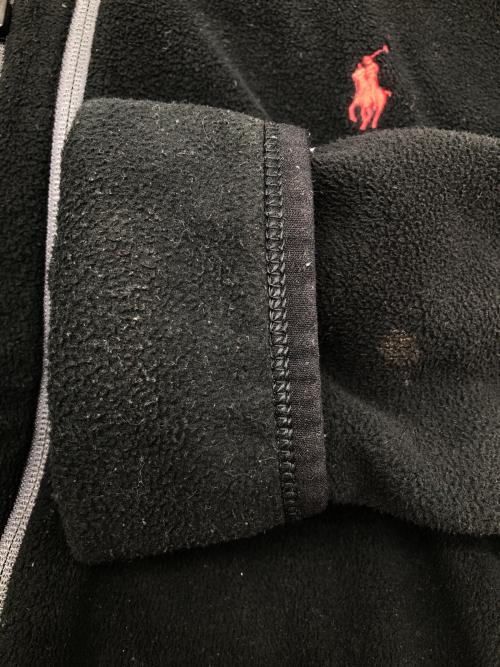 POLO RALPH LAUREN（ポロ・ラルフローレン）POLO RALPH LAUREN (ポロ・ラルフローレン) フリースジャケット ブラック サイズ:Sの古着・服飾アイテム