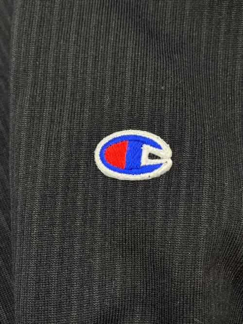 Champion（チャンピオン）Champion (チャンピオン) 90sロゴ刺繍スウェット　古着 ブラック サイズ:3Lの古着・服飾アイテム