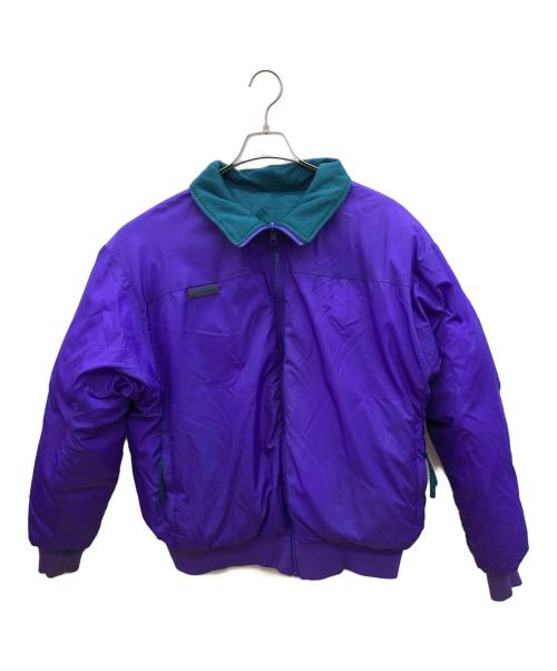 Columbia（コロンビア）Columbia (コロンビア) リバーシブルダウンジャケット パープル×グリーン サイズ:ＸＬの古着・服飾アイテム