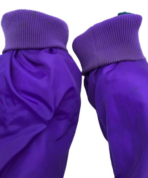 Columbia（コロンビア）Columbia (コロンビア) リバーシブルダウンジャケット パープル×グリーン サイズ:ＸＬの古着・服飾アイテム