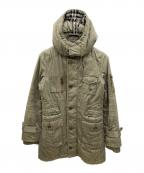 BURBERRY BLUE LABELバーバリーロンドンブルーレーベル）の古着「モッズコート」｜カーキ