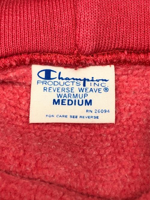 Champion REVERSE WEAVE（チャンピオン リバース ウィーブ）Champion REVERSE WEAVE (チャンピオン リバース ウィーブ) プルオーバーパーカー ピンク サイズ:Mの古着・服飾アイテム