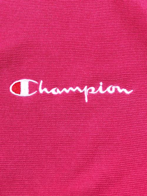 Champion REVERSE WEAVE（チャンピオン リバース ウィーブ）Champion REVERSE WEAVE (チャンピオン リバース ウィーブ) プルオーバーパーカー ピンク サイズ:Mの古着・服飾アイテム