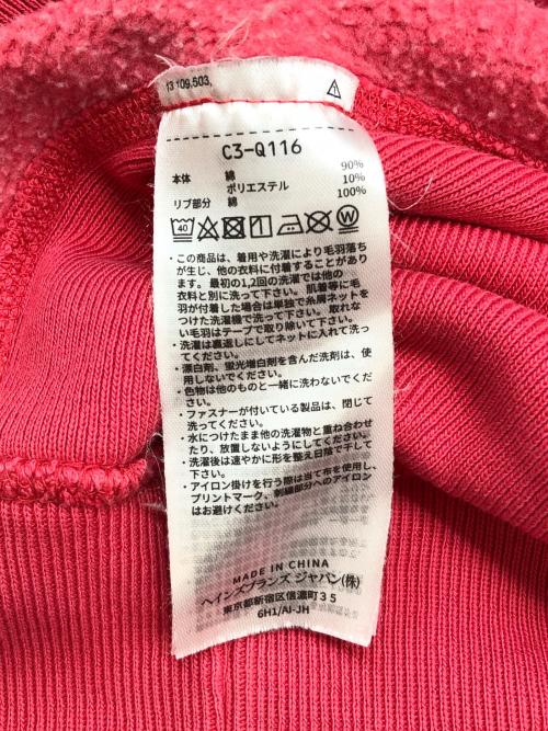 Champion REVERSE WEAVE（チャンピオン リバース ウィーブ）Champion REVERSE WEAVE (チャンピオン リバース ウィーブ) プルオーバーパーカー ピンク サイズ:Mの古着・服飾アイテム