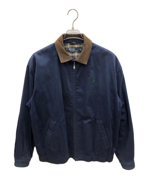 POLO RALPH LAUREN（ポロ・ラルフローレン）POLO RALPH LAUREN (ポロ・ラルフローレン) 90sスイングトップ　古着 ネイビー サイズ:Lの古着・服飾アイテム