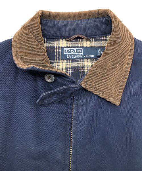 POLO RALPH LAUREN（ポロ・ラルフローレン）POLO RALPH LAUREN (ポロ・ラルフローレン) 90sスイングトップ　古着 ネイビー サイズ:Lの古着・服飾アイテム