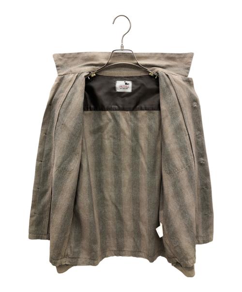 GANGSTERVILLE（ギャングスタービル）GANGSTERVILLE (ギャングスタービル) 長袖シャツ ブラウン サイズ:Sの古着・服飾アイテム