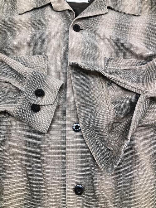 GANGSTERVILLE（ギャングスタービル）GANGSTERVILLE (ギャングスタービル) 長袖シャツ ブラウン サイズ:Sの古着・服飾アイテム