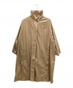 Snidelスナイデル）の古着「ステンカラーコート　21SS」｜カーキ