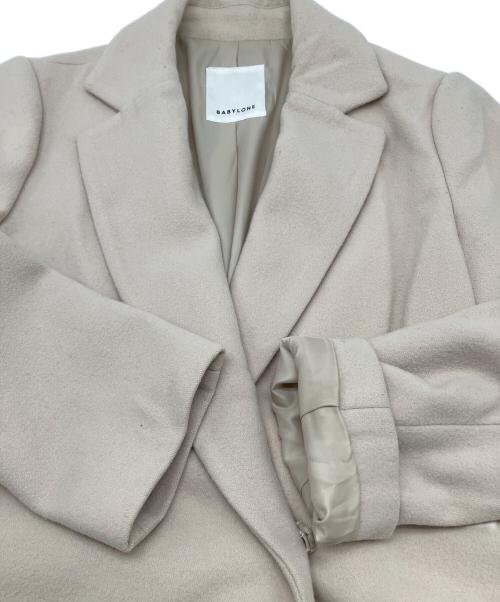 BABYLONE（バビロン）BABYLONE (バビロン) ウールコート ベージュ サイズ:36の古着・服飾アイテム