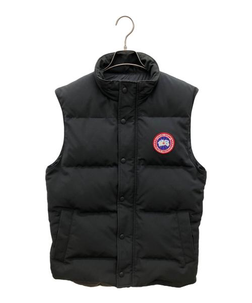 CANADA GOOSE（カナダグース）CANADA GOOSE (カナダグース) ダウンベスト　GARSON VEST ブラック サイズ:Sの古着・服飾アイテム