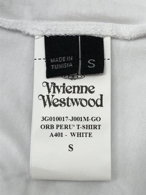 Vivienne Westwood（ヴィヴィアンウエストウッド）Vivienne Westwood (ヴィヴィアンウエストウッド) 半袖カットソー ホワイト サイズ:Sの古着・服飾アイテム