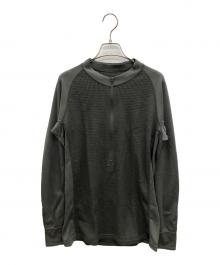 Teton Bros（ティートンブロス）の古着「アクシオハイブリッドティーネック」｜オリーブ