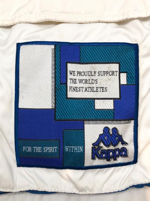 KAPPA（カッパ）KAPPA (カッパ) ダウンジャケット　古着 ホワイト サイズ:Lの古着・服飾アイテム