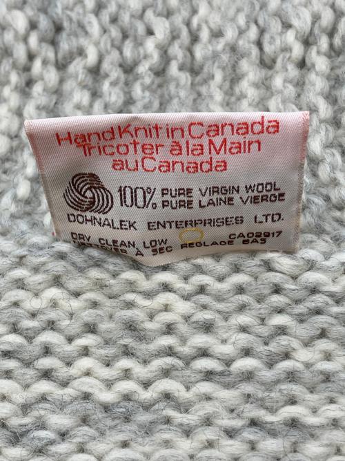 TUAK（トゥアック）TUAK (トゥアック) 90sカウチンニットジャケット　古着 ホワイト サイズ:不明の古着・服飾アイテム