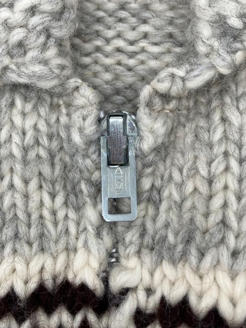 TUAK（トゥアック）TUAK (トゥアック) 90sカウチンニットジャケット　古着 ホワイト サイズ:不明の古着・服飾アイテム