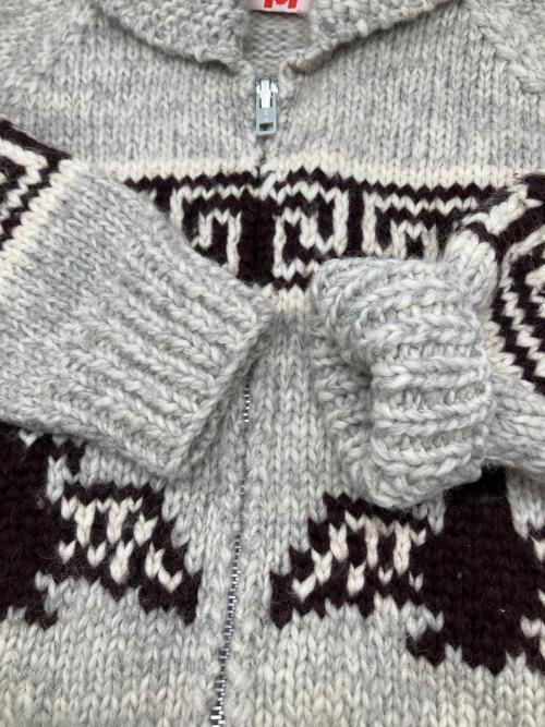 TUAK（トゥアック）TUAK (トゥアック) 90sカウチンニットジャケット　古着 ホワイト サイズ:不明の古着・服飾アイテム