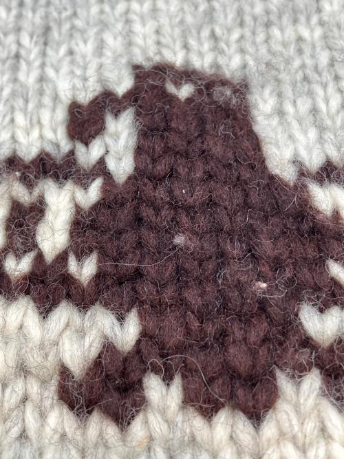 TUAK（トゥアック）TUAK (トゥアック) 90sカウチンニットジャケット　古着 ホワイト サイズ:不明の古着・服飾アイテム