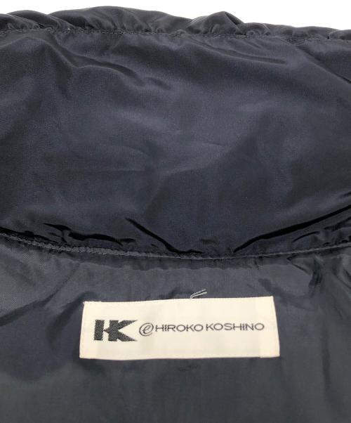 HIROKO KOSHINO（ヒロコ コシノ）HIROKO KOSHINO (ヒロコ コシノ) ダウンコート ネイビー サイズ:40の古着・服飾アイテム