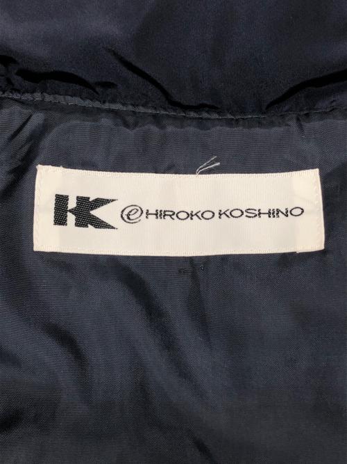 HIROKO KOSHINO（ヒロコ コシノ）HIROKO KOSHINO (ヒロコ コシノ) ダウンコート ネイビー サイズ:40の古着・服飾アイテム