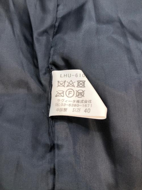 HIROKO KOSHINO（ヒロコ コシノ）HIROKO KOSHINO (ヒロコ コシノ) ダウンコート ネイビー サイズ:40の古着・服飾アイテム