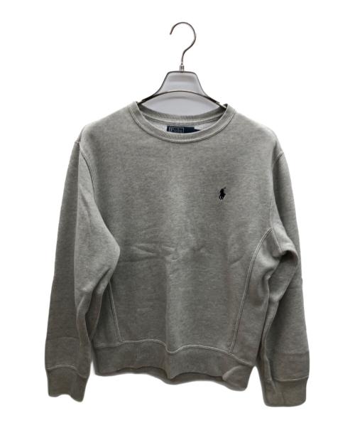 POLO RALPH LAUREN（ポロ・ラルフローレン）POLO RALPH LAUREN (ポロ・ラルフローレン) 00sクルーネックスウェット グレー サイズ:Sの古着・服飾アイテム
