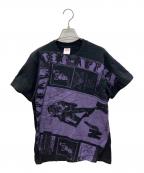SUPREMEシュプリーム）の古着「プリントTシャツ　Collage Tee　2024年SSモデル」｜ブラック×パープル