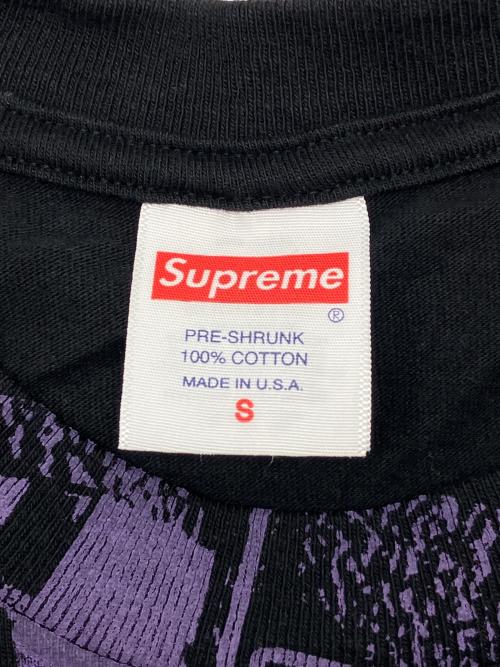 SUPREME（シュプリーム）SUPREME (シュプリーム) プリントTシャツ　Collage Tee　2024年SSモデル ブラック×パープル サイズ:Sの古着・服飾アイテム