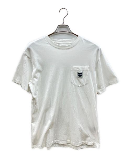 CarHartt（カーハート）CarHartt (カーハート) 半袖カットソー ホワイト サイズ:Sの古着・服飾アイテム