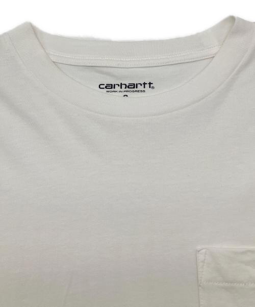 CarHartt（カーハート）CarHartt (カーハート) 半袖カットソー ホワイト サイズ:Sの古着・服飾アイテム