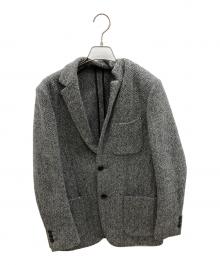 TOMORROW LAND×Harris Tweed（トゥモローランド×ハリスツイード）の古着「ツイードジャケット」｜グレー