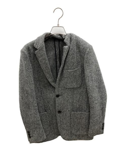 TOMORROW LAND（トゥモローランド）TOMORROW LAND (トゥモローランド) Harris Tweed (ハリスツイード) ツイードジャケット グレー サイズ:SIZE 42の古着・服飾アイテム
