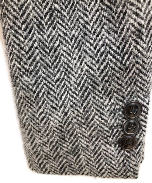 TOMORROW LAND（トゥモローランド）TOMORROW LAND (トゥモローランド) Harris Tweed (ハリスツイード) ツイードジャケット グレー サイズ:SIZE 42の古着・服飾アイテム